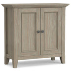 WYNDENHALL Halifax Solid Wood Transitional Low Storage Cabinet - 32w x 14d x 31 h