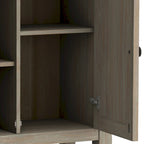 WYNDENHALL Halifax Solid Wood Transitional Low Storage Cabinet - 32w x 14d x 31 h