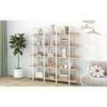 5 Tier Open Bookshelf, Vintage Industrial Style