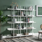 5 Tier Open Bookshelf, Vintage Industrial Style