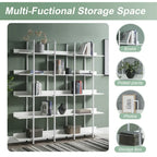 5 Tier Open Bookshelf, Vintage Industrial Style
