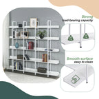 5 Tier Open Bookshelf, Vintage Industrial Style