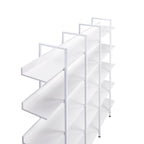 5 Tier Open Bookshelf, Vintage Industrial Style