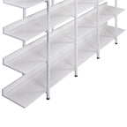 5 Tier Open Bookshelf, Vintage Industrial Style