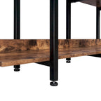 5 Tier Open Bookshelf, Vintage Industrial Style