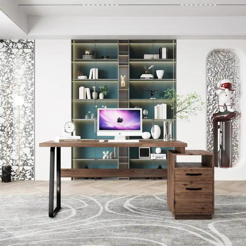 Writing Computer Desk with Drawers