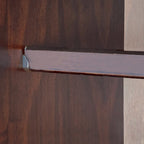 3-Door Wardrobe Armoire - White/Mocha/Java - Solid Wood