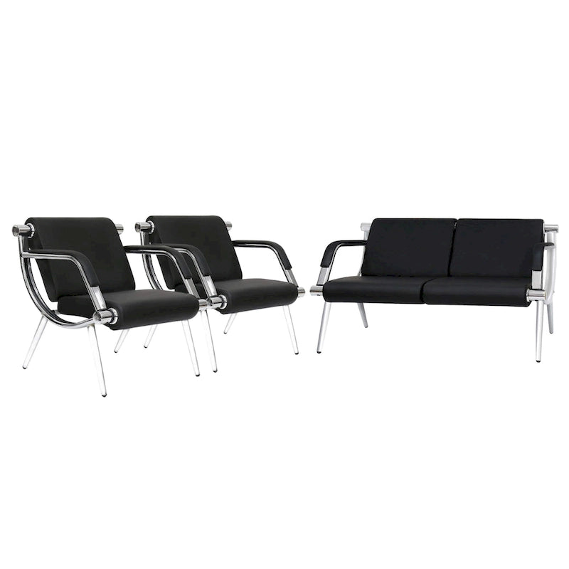 Kinbor Waiting Room Chair Office Chair, Reception Bench Guest Chair for Airport, Office, Salon, Bank, Hospital