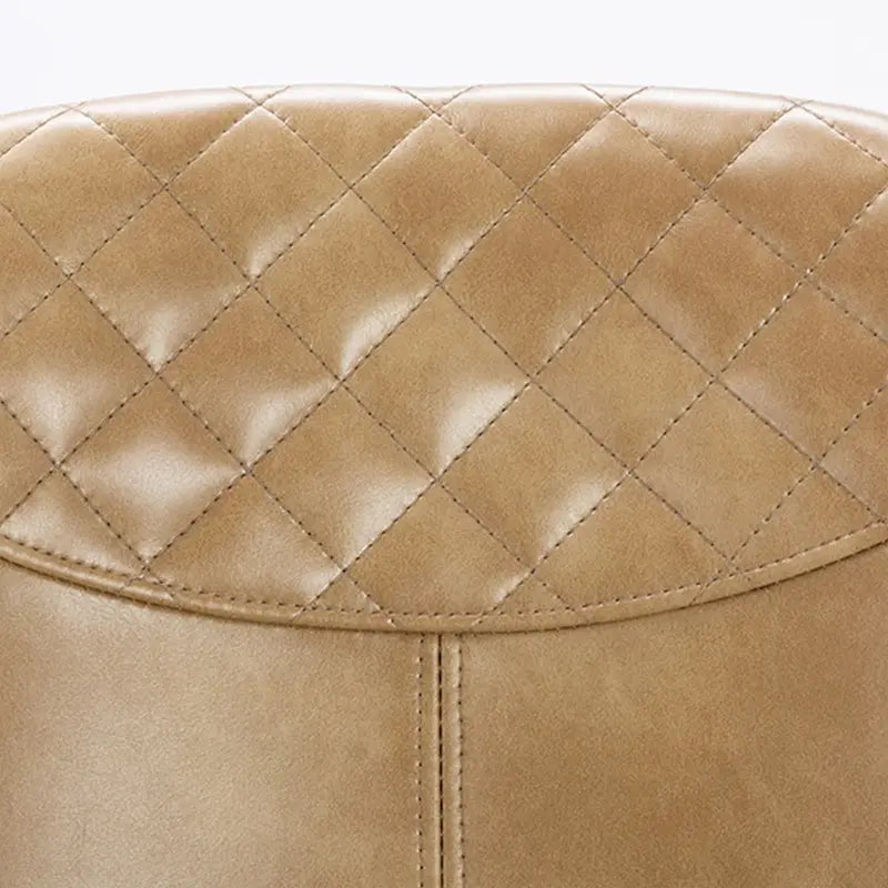 Curved Faux Leather Task Chair Air Lift Office Chair