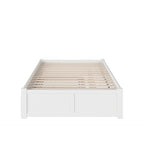 AFI Concord Wood King Platform Bed with Twin XL Trundle