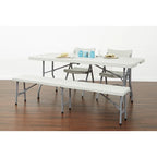 Lightweight Folding Plastic Chair (Set of 4)