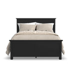Homestyles Oak Park Black Wood Queen Bed