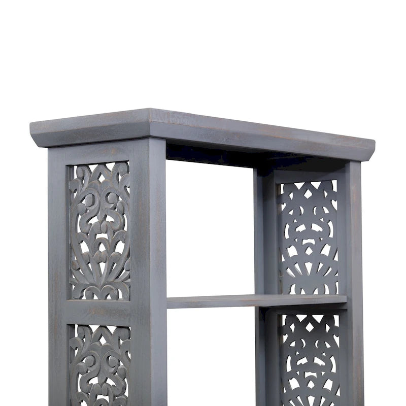 Trellis Lane Weathered Accent Bookcase