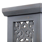 Trellis Lane Weathered Accent Bookcase