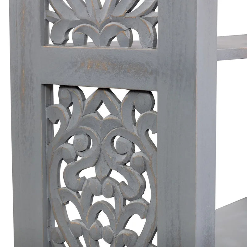 Trellis Lane Weathered Accent Bookcase