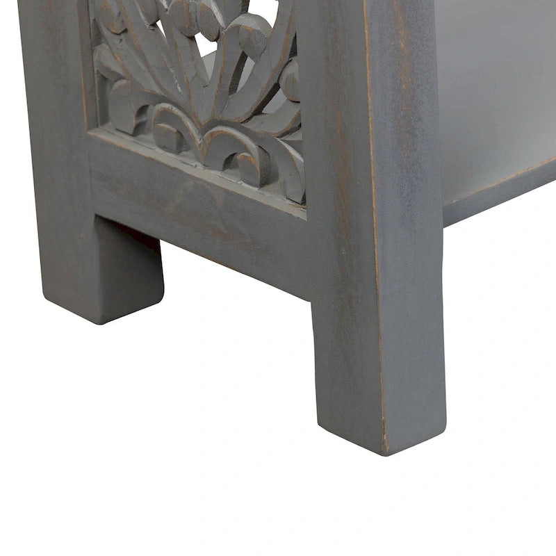 Trellis Lane Weathered Accent Bookcase