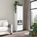 Orion Narrow Storage Cabinet with Drawers and Pull-Out Shelf by Bestar