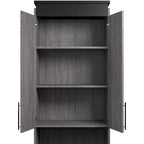 Orion Narrow Storage Cabinet with Drawers and Pull-Out Shelf by Bestar