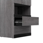 Orion Narrow Storage Cabinet with Drawers and Pull-Out Shelf by Bestar