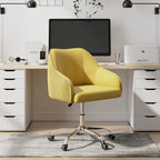 Office Chair - Velvet Upholstered - Chrome Base