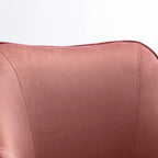 Office Chair - Velvet Upholstered - Chrome Base