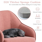 Office Chair - Velvet Upholstered - Chrome Base