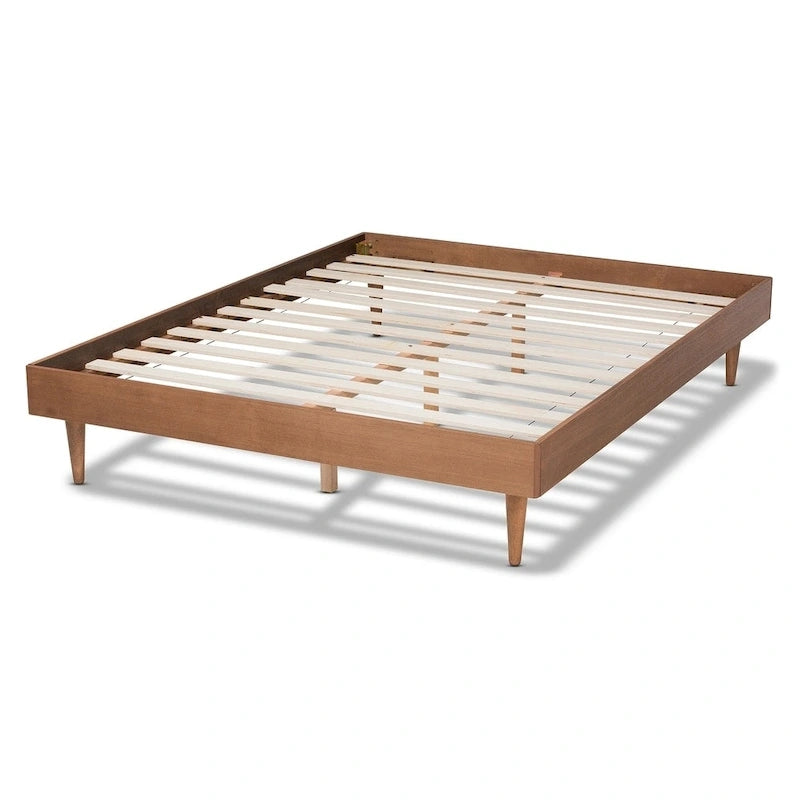 Carson Carrington Banga Mid-century Modern Wood Bed Frame