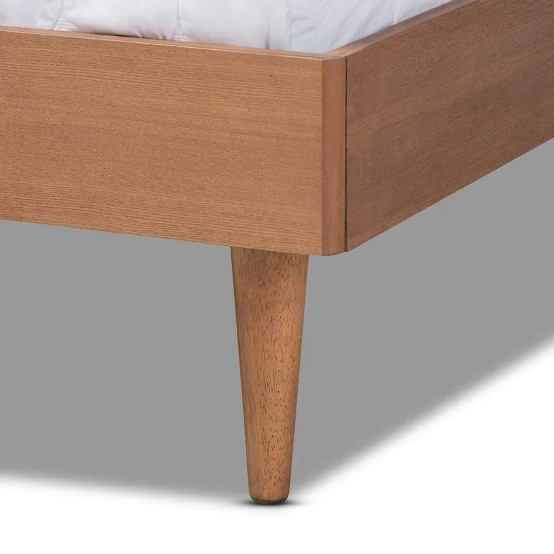 Carson Carrington Banga Mid-century Modern Wood Bed Frame