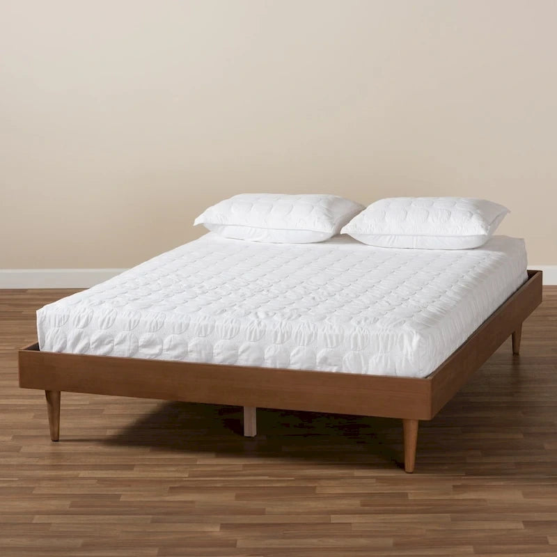 Carson Carrington Banga Mid-century Modern Wood Bed Frame