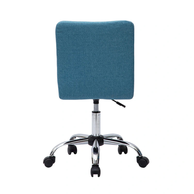 Porthos Home Alice Tufted Fabric Office Chairwith Metal Base
