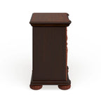 Ulis Traditional Cherry Solid Wood 3-Drawer Nightstand by Furniture of America