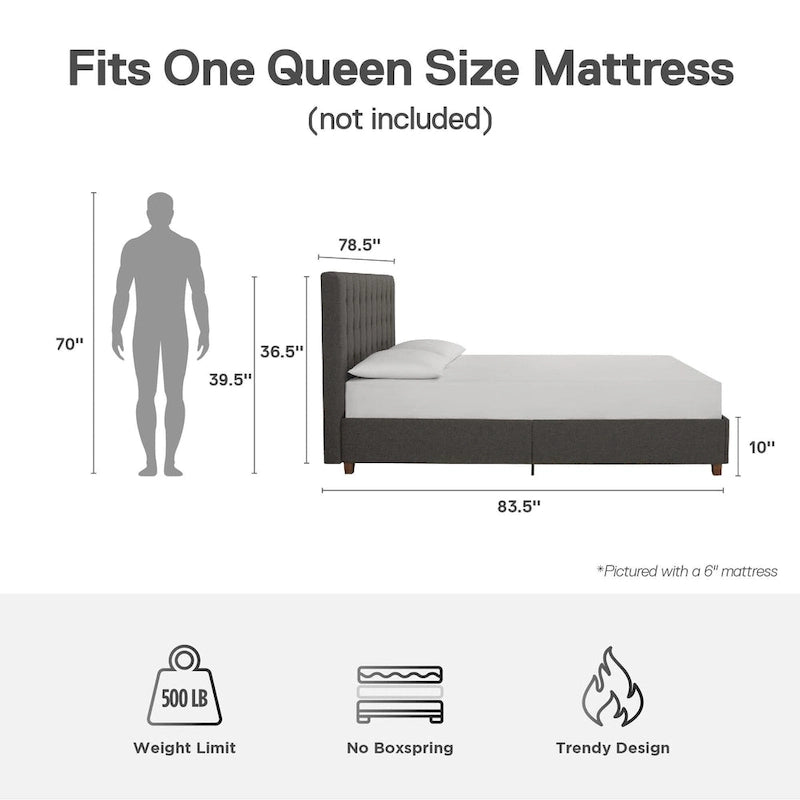 Avenue Greene Ella Upholstered Bed