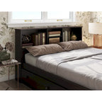 Palace Imports 100% Solid Wood Kansas Full Size Bookcase Headboard