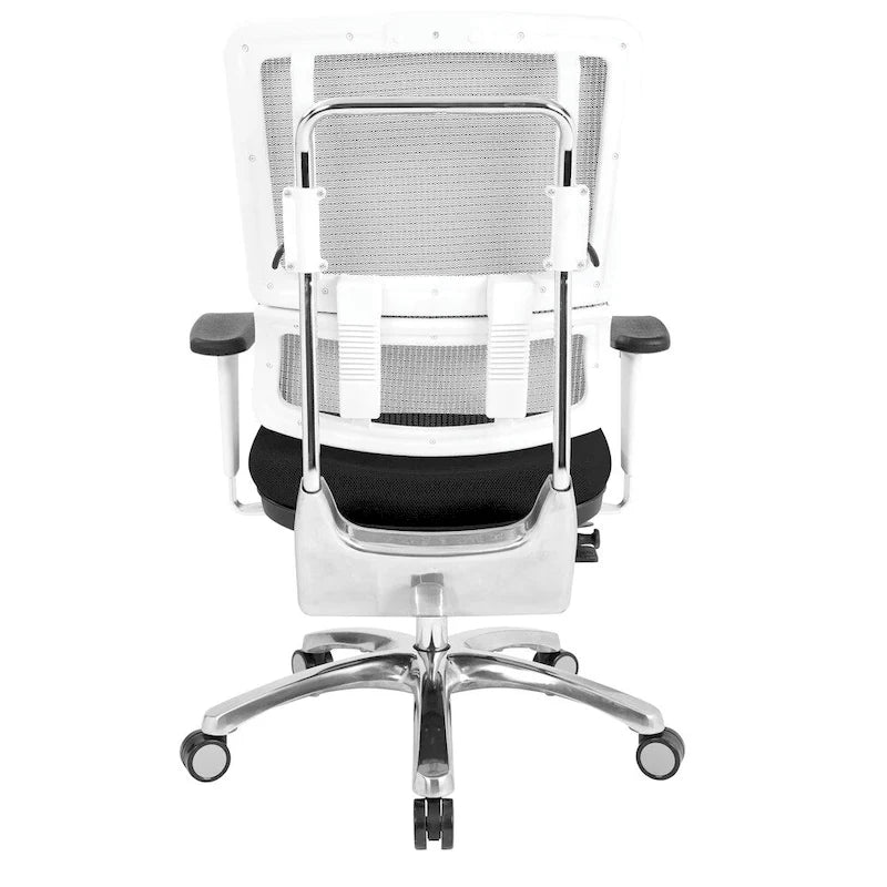 Breathable Mesh Chair with Custom Fabric Seat