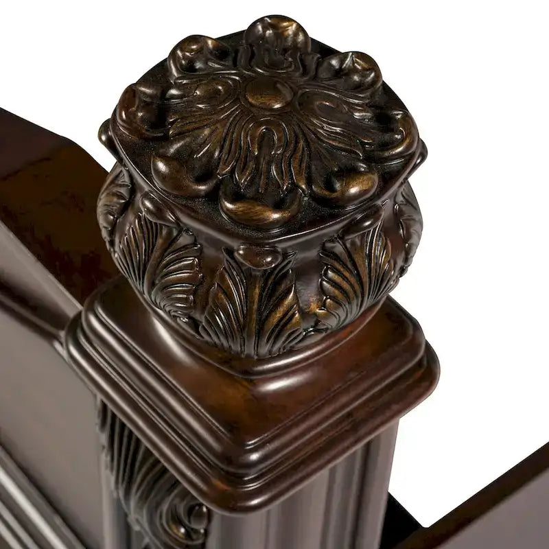 Poster Bed - Cognac Brown - Queen/King