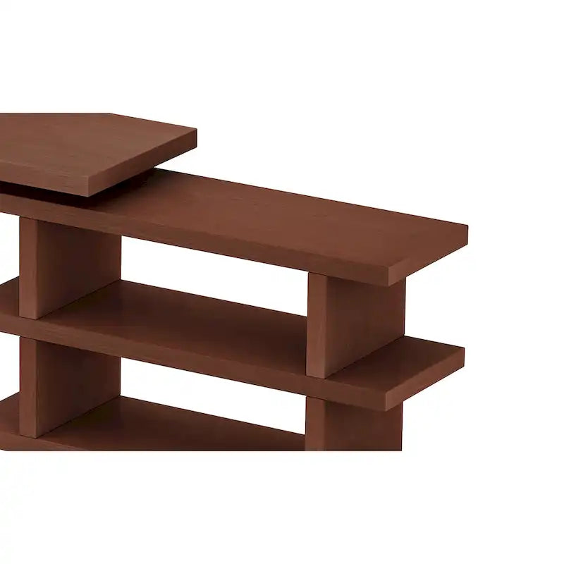 Somette Motion Home Office Desk with Shelves