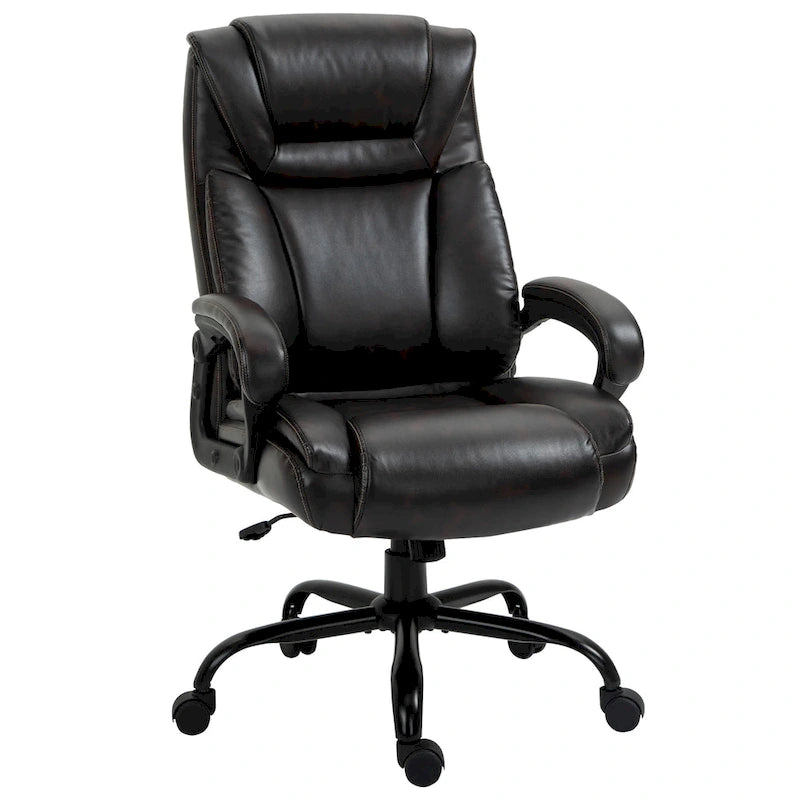 Vinsetto Big and Tall Executive Office Chair 400lbs Computer Desk Chair with High Back PU Leather Ergonomic Upholstery
