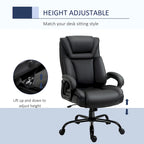 Vinsetto Big and Tall Executive Office Chair 400lbs Computer Desk Chair with High Back PU Leather Ergonomic Upholstery