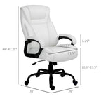 Vinsetto Big and Tall Executive Office Chair 400lbs Computer Desk Chair with High Back PU Leather Ergonomic Upholstery