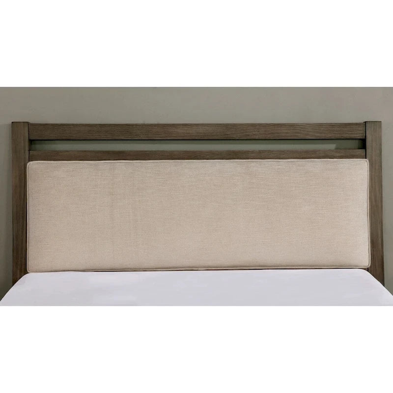 Furniture of America Ninn Rustic Grey Solid Wood Platform Bed
