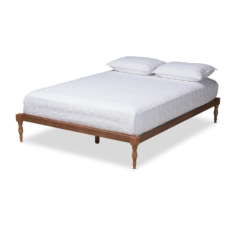 Platform Bed Frame - Walnut Brown - Full/Queen/King