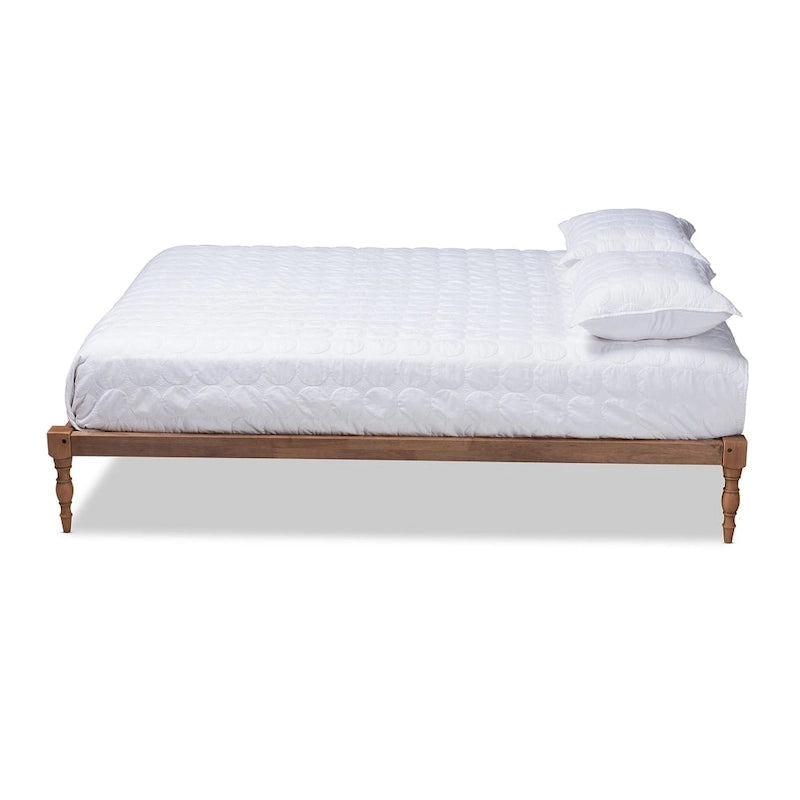 Platform Bed Frame - Walnut Brown - Full/Queen/King