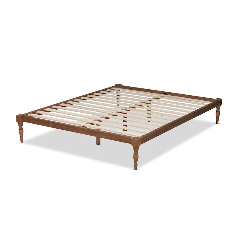 Platform Bed Frame - Walnut Brown - Full/Queen/King