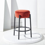 SAFAVIEH Couture Dikkie Metal Leg 26-inch Counter Stool - 15 In. W x 15 In. D x 26 In. H - 15Wx15Dx26H