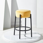 SAFAVIEH Couture Dikkie Metal Leg 26-inch Counter Stool - 15 In. W x 15 In. D x 26 In. H - 15Wx15Dx26H