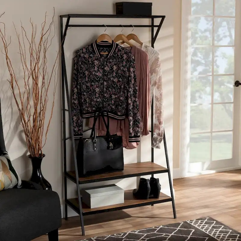 Laima Vintage Rustic Industrial Entryway Coat Hanger