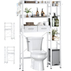 Over The Toilet Storage Cabinet - 9.4D x 31.1W x 63.4H