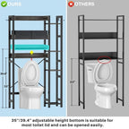 Over The Toilet Storage Cabinet - 9.4D x 31.1W x 63.4H