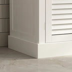 Timechee 30Bathroom Cabinet Storage Cabinet Doors Wooden Floor Cabinet