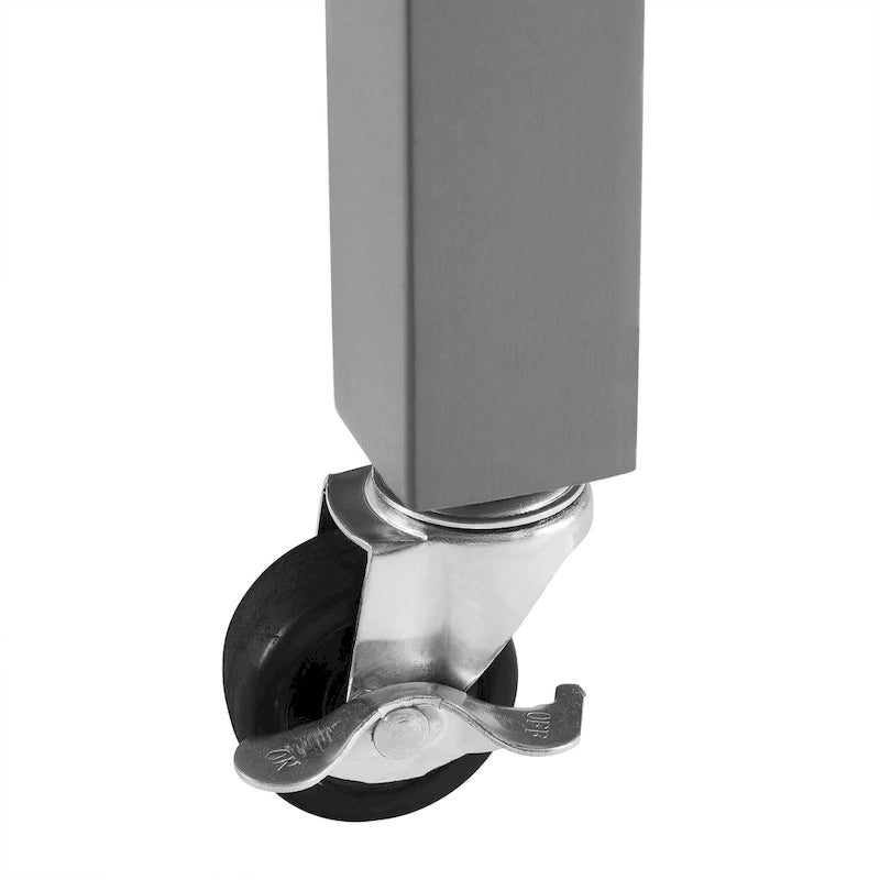 Chloe Stainless Steel Top Kitchen Island/Cart - 37H x 42W x 20D